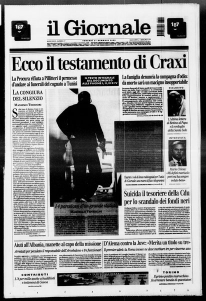 Il giornale : quotidiano del mattino